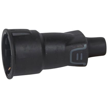 Priza mobila din cauciuc, cu contact de protectie, 16A, IP44, negru, Legrand 050343, , alternativo.ro