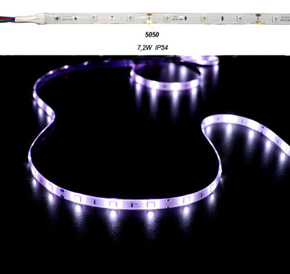 Banda LED, 7.2W, 12V, lumina RGB, IP54, Lumen 05-081/RGB