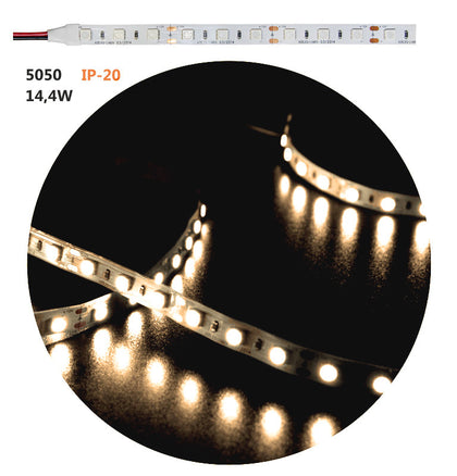 Banda LED, 14.4W, 12V, lumina calda, IP20, Lumen 05-34129/CALD, 1, alternativo.ro