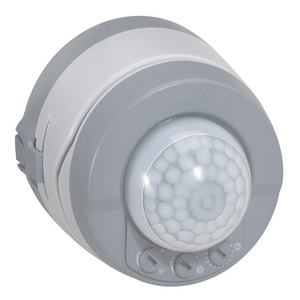 Detector de miscare, montaj aparent, 360°, 12m, IP55, gri, Plexo 069740, , alternativo.ro