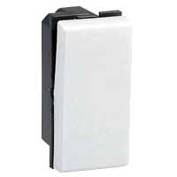 Intrerupator cap-scara, 1 modul, 10A, alb, Mosaic 074001, , alternativo.ro