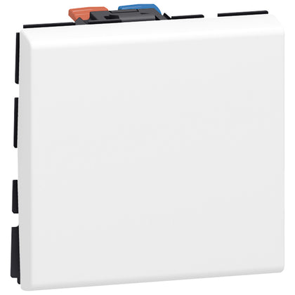 Intrerupator cap-scara, 2 module, 10A, alb, Mosaic 077011E, , alternativo.ro