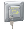 Priza metalica Green'Up, cu cheie, montaj ingropat, 16A, 230V, 3.7kW, IP66, IK10, Legrand 077857