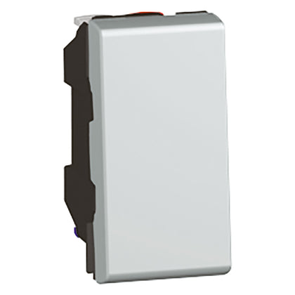 Intrerupator cap-scara, 1 modul, 10A, aluminiu, Mosaic 079201, , alternativo.ro