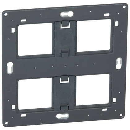 Suport aparataj, 8 module (4x2m), fixare cu suruburi, Mosaic 080264, , alternativo.ro