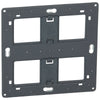 Suport aparataj, 8 module (4x2m), fixare cu suruburi, Mosaic 080264