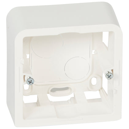 Doza montaj aparent, 2 module, 40mm, alb, Mosaic 080281, , alternativo.ro