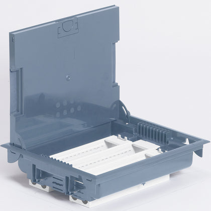 Doza de pardoseala, capac pentru mocheta, 24 module, gri, Legrand 089616, , alternativo.ro