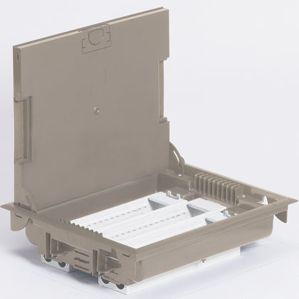 Doza de pardoseala, capac pentru mocheta, 24 module, bej, Legrand 089617, , alternativo.ro