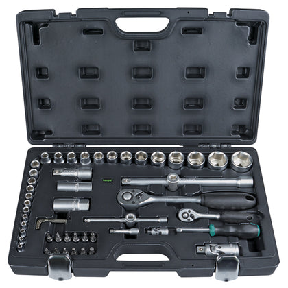 Set chei tubulare, 1/4+1/2, 55 piese 110678, , alternativo.ro