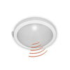 Aplica LED cu senzor de miscare rotunda 15W 230V lumina alba IP64 21-21315710