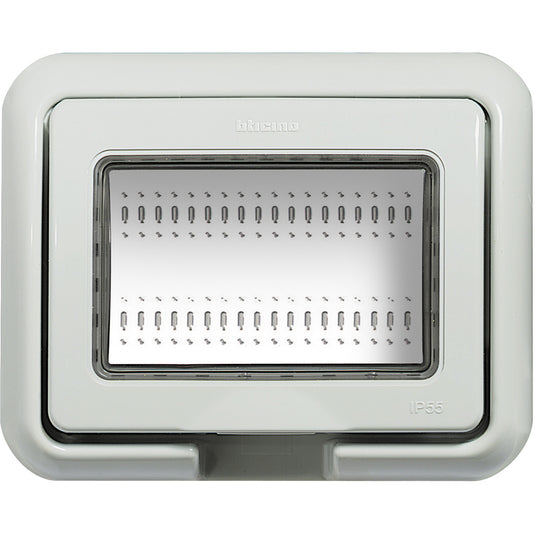 Rama ornament, cu capac, 3 module, finisaj Gri, Living Light 24603