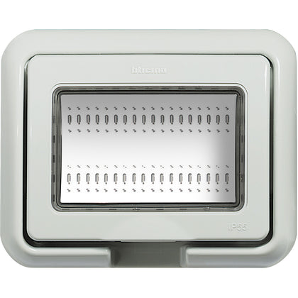 Rama ornament, cu capac, 3 module, finisaj Gri, Living Light 24603, , alternativo.ro