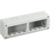 Doza aparataj, montaj aparent, 8 module, IP40, gri, Matix 25408