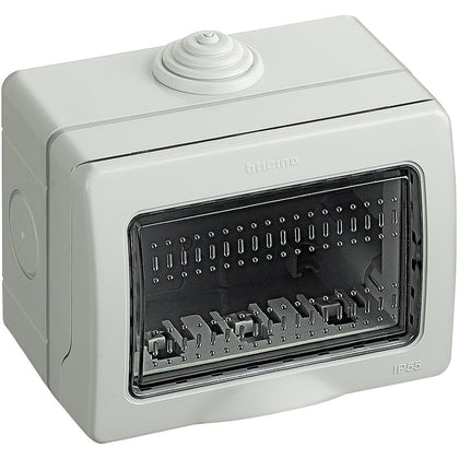 Doza aparataj, montaj aparent, 3 module, IP55, gri, Matix 25503, alternativo.ro