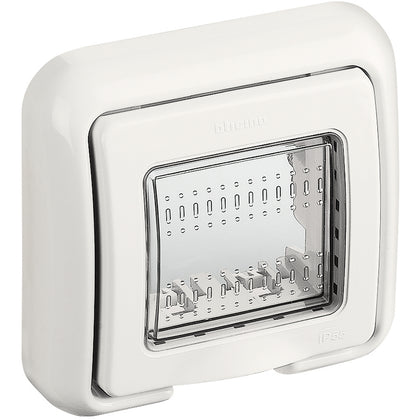 Capac de protectie, pentru montaj ingropat, 2 module, IP55, alb, Matix 25602B, , alternativo.ro