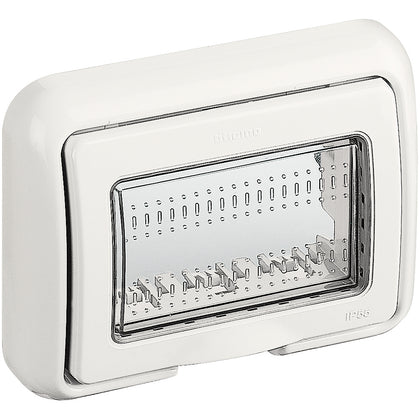 Capac de protectie, pentru montaj ingropat, 3 module, IP55, alb, Matix 25603B, , alternativo.ro