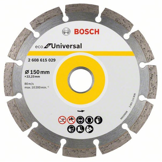 Disc de taiere diamantat universal, 150mm, Bosch 2608615029