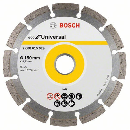 Disc de taiere diamantat universal, 150mm, Bosch 2608615029, , alternativo.ro