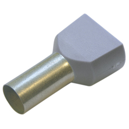 Pini terminali dubli, 0.75/10, gri, Haupa 270782, , alternativo.ro