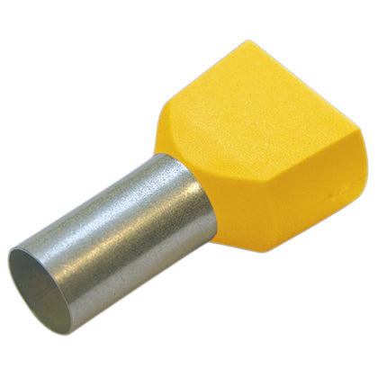 Pini terminali dubli, 6/14, galben, Haupa 270797, , alternativo.ro