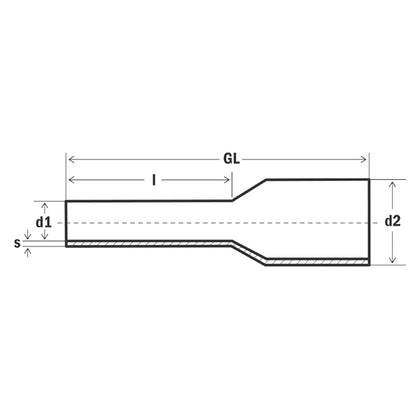 Pini terminali dubli, 6/14, galben, Haupa 270797, alternativo.ro