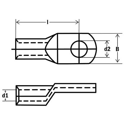 Papuc aluminiu, 95 mm², M12, Haupa 292926, alternativo.ro