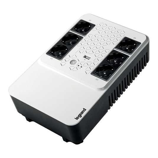 UPS Keor Multiplug, 6 prize 2P+T, USB Tip A, 360W, 600VA, Legrand 310081