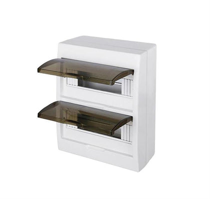 Tablou plastic, aparent, 24 module, 2 randuri, IP40, , alternativo.ro