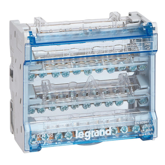 Repartitor modular, 4P, 125A, 6 module, Legrand 400408