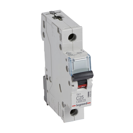 Intrerupator automat TX³, 1 pol, 25A, curba C, 6kA, 1 modul, Legrand 403436