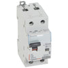 Disjunctor diferenţial DX³, monopolar+neutru, 6A, curba C, 6kA, tip AC, 30mA, 2 module, Legrand 410999