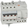 Disjunctor diferential DX³, tetrapolar, 50A, curba C, 6kA, tip AC, 30mA, 7 module, Legrand 411191