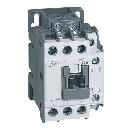 Contactor 3P, 12A, 1ND1NI, 230V AC, CTX³ 22 Legrand 416096, 1, alternativo.ro