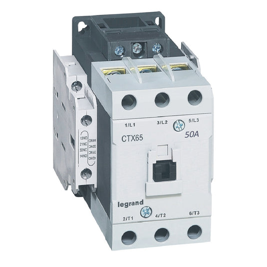 Contactor 3P, 50A, 2ND2NI, 230V AC, CTX³ 65 Legrand 416146
