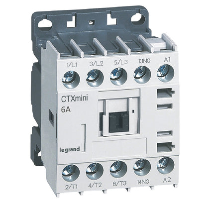 CTX³ MINI CONTACTOR 3P 6A 1ND 24V AC 417000, alternativo.ro