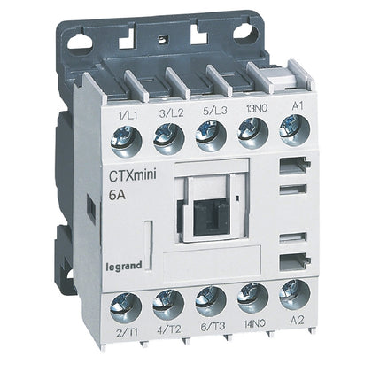 CTX³ MINI CONTACTOR 3P 6A 1ND 230V AC 417006, alternativo.ro