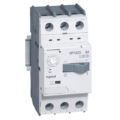 Disjunctor motor, 5÷8A, 100kA, MPX³ 32S Legrand 417309, , alternativo.ro