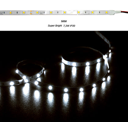 Banda LED, 7.2W, 12V, lumina rece, IP20, Lumen 05-080/RECE, 1, alternativo.ro