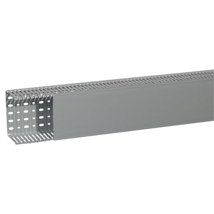 Canal cablu pieptane, 150x100mm, 2m, gri, Transcab Legrand 636123, , alternativo.ro