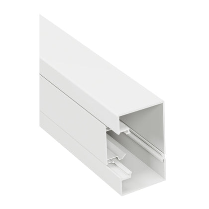 Jgheab DLP-S, 85x50mm, cu capac Snap-On, 2m, alb, Legrand 638020, alternativo.ro