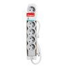 Prelungitor, 1.5m, 6 prize cu protectie, Alb/Gri deschis, MOES RevOlution 694557