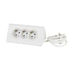 MOES BLOC MULTIPRIZA CU SUPORT TABLETA SI INCARCARE USB PENTRU BIROU 3x2P+T + 2xUSB 1.5M ALB 694810