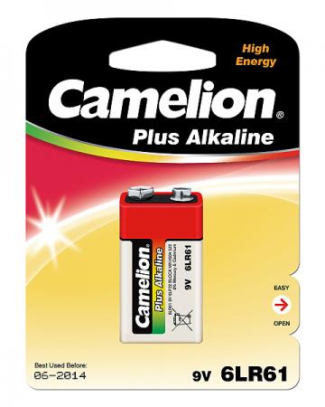 Baterie alcalina, 6LR61, 9V, 6LF22, Camelion, 1, alternativo.ro