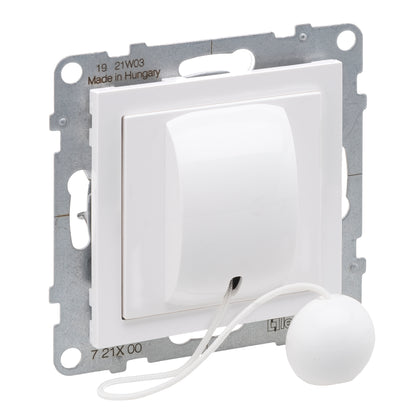 Buton inversor, cu cordon, 6A, alb, Suno 721100, , alternativo.ro