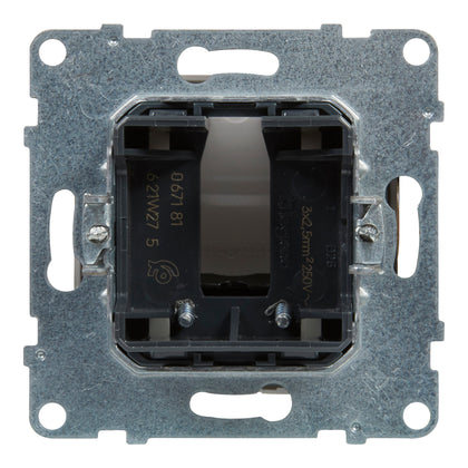 Iesire de cablu, cu sistem de prindere cabluri, alb, Suno 721142, , alternativo.ro
