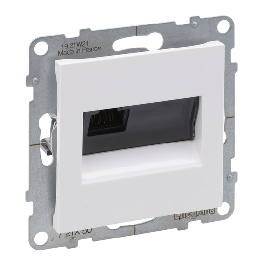 Priza de date, RJ45, Cat.5e, UTP, alb, Suno 721150