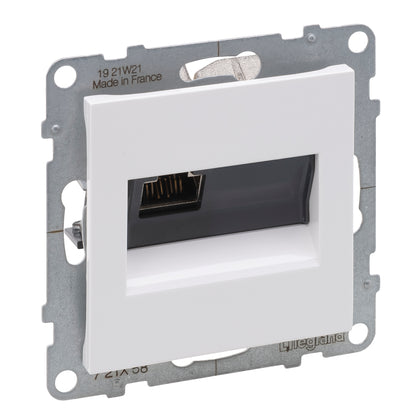 Priza de date, RJ45, Cat.6A, STP, alb, Suno 721158, , alternativo.ro