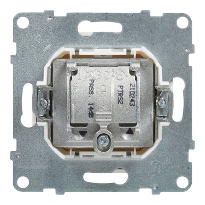 Priza TV-R-SAT, de trecere, alb, Suno 721168, , alternativo.ro