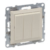 Intrerupator triplu, 20A, ivoar, Suno 721203